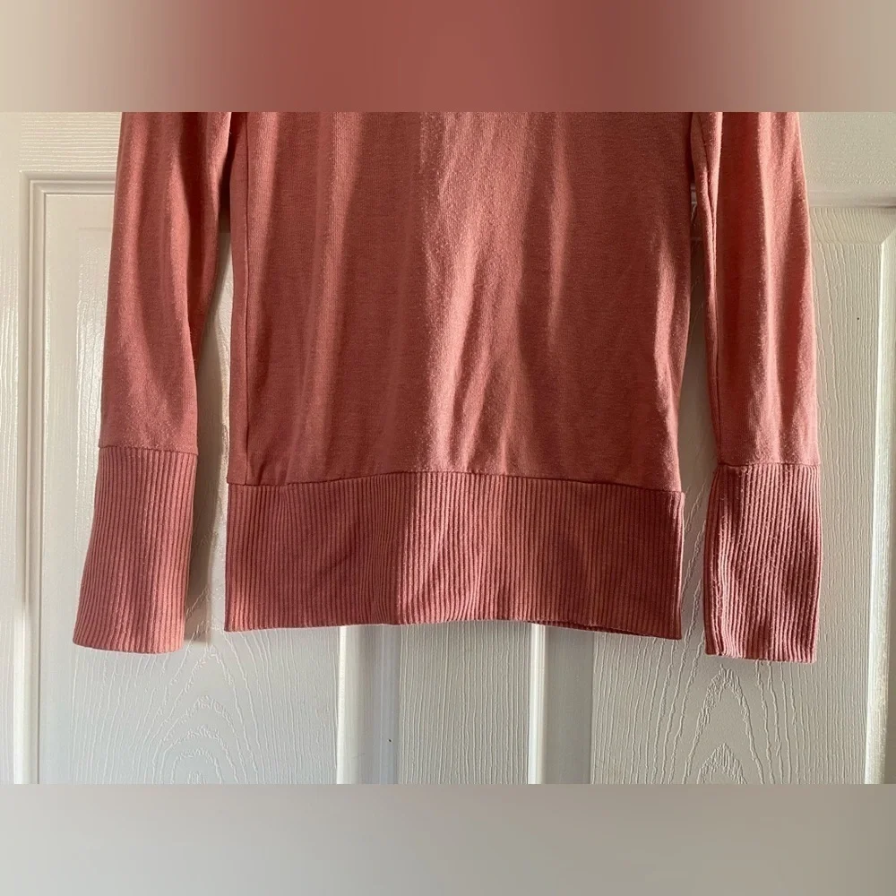Zenana Outfitters Cardigan Sweater Women’s S Pink Button Up Knit top Long Sleeve